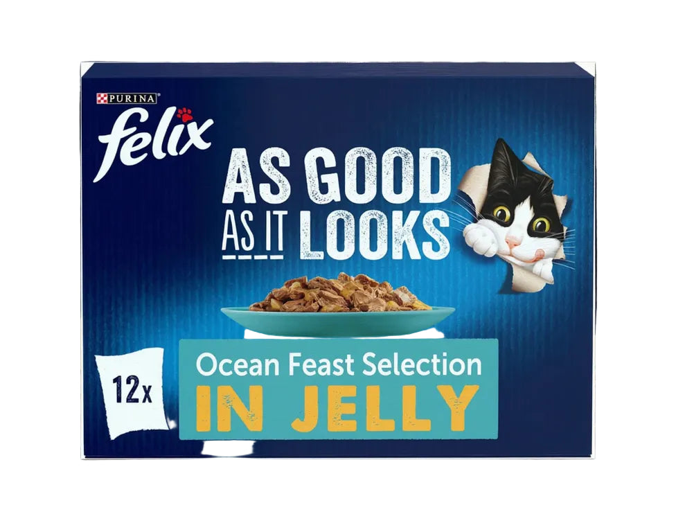 Felix Complete Wet Cat Food for Kittens, Adult and Senior Cats