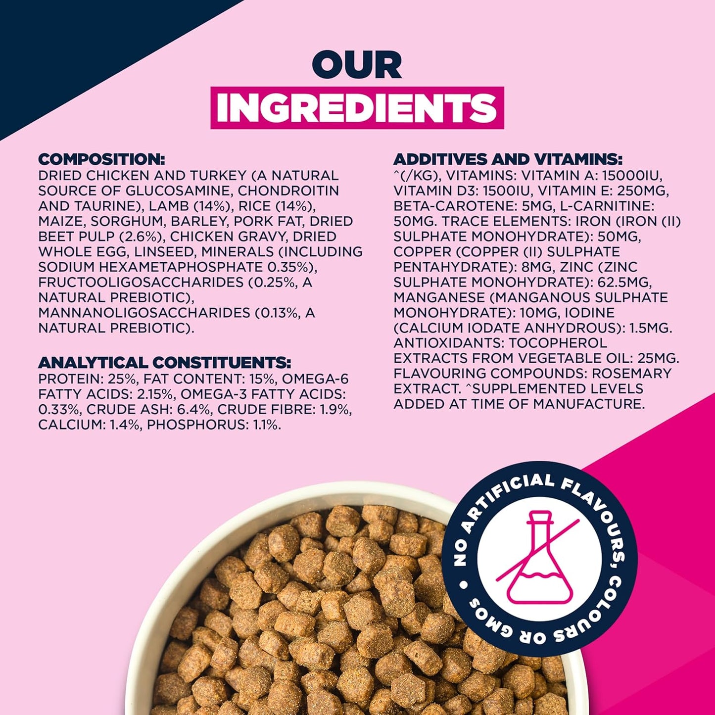 Eukanuba Lamb & Rice - Complete Dry Dog Food - For Adult Small & Medium Breed Dogs 3KG