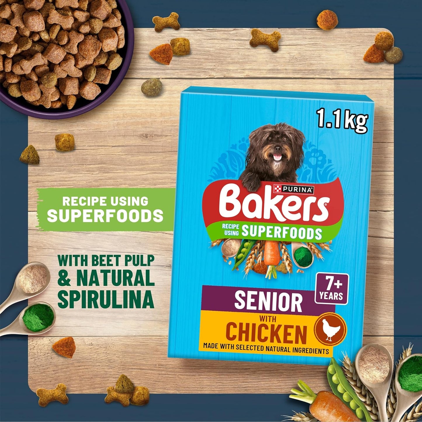 Bakers Meaty Meals Dry Dog Food – Complete & Balanced Nutrition for Everyday Feeding