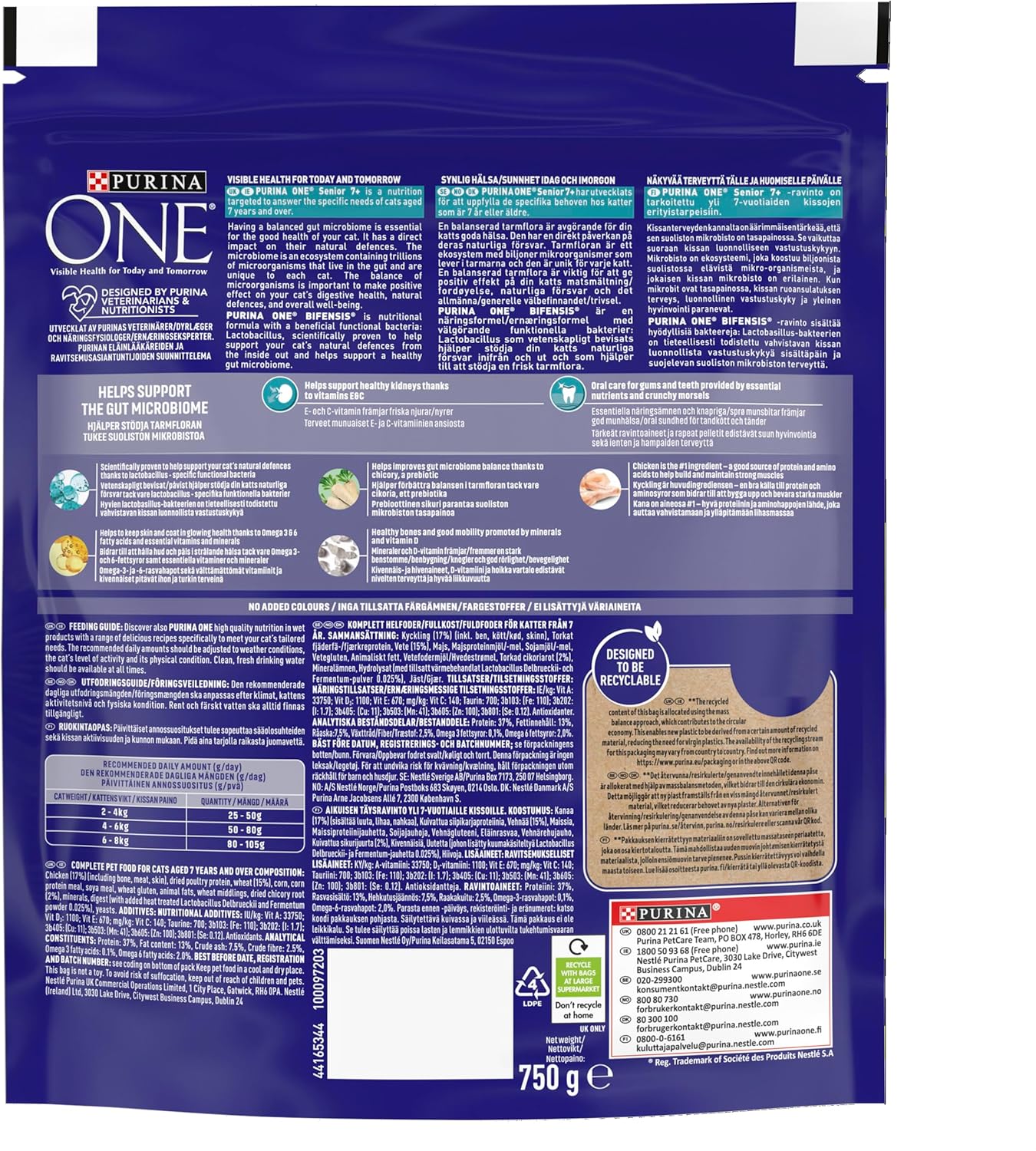 Purina ONE Dry Cat Food – Kitten, Adult & Senior