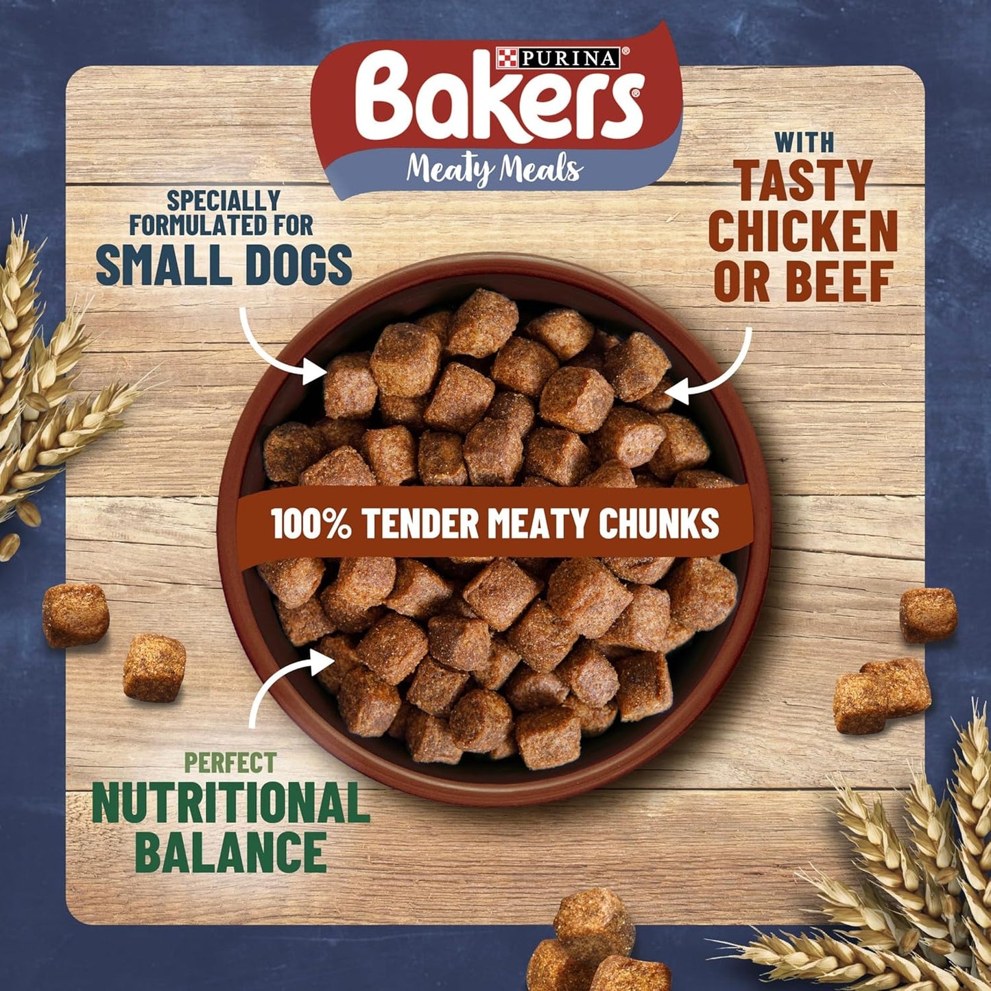 Bakers Meaty Meals Dry Dog Food – Complete & Balanced Nutrition for Everyday Feeding