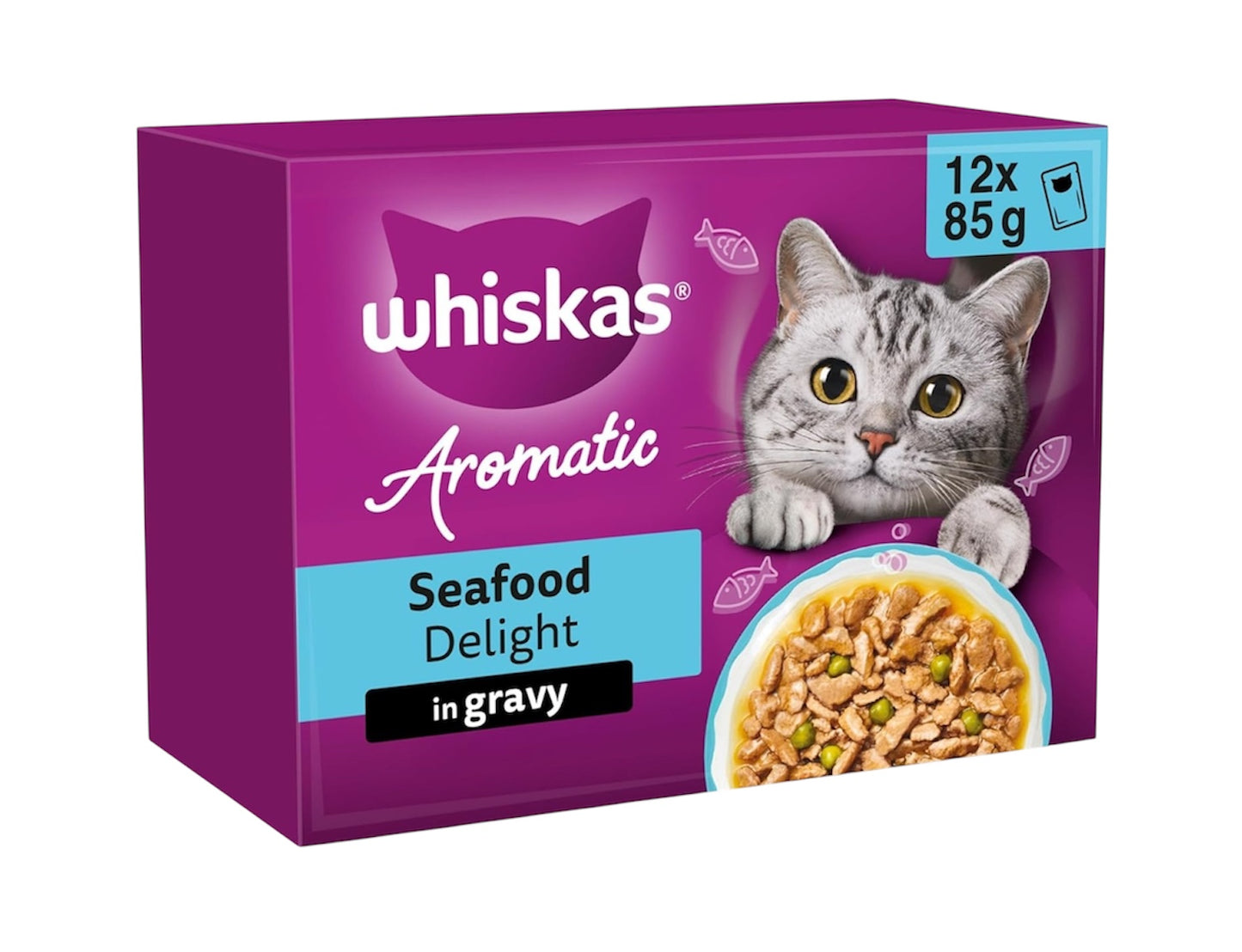 WHISKAS AROMATIC Adult Wet Cat Food in Gravy