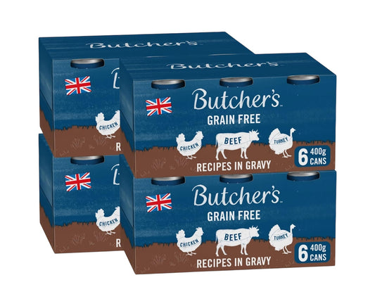 Butcher's Grain Free Recipes in Gravy Wet Dog Food
