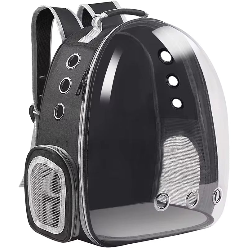 Space Pet Backpack – Cat & Small Animal Carrier, Breathable Travel Bag