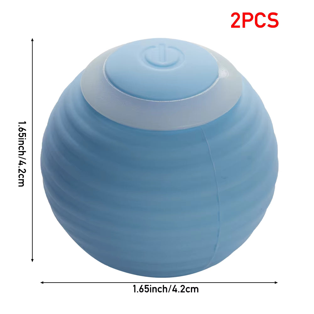 Auto-Rolling Pet Toy Ball - Smart LED Entertaiment for Cats & Dogs