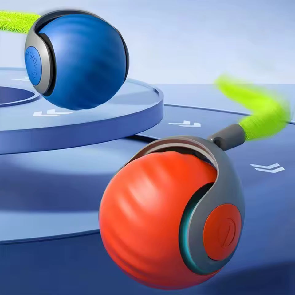 Smart Interactive Cat Toy Ball 2.0 – Automatic Rolling Ball with LED, Fun Exercise Toy for Cats