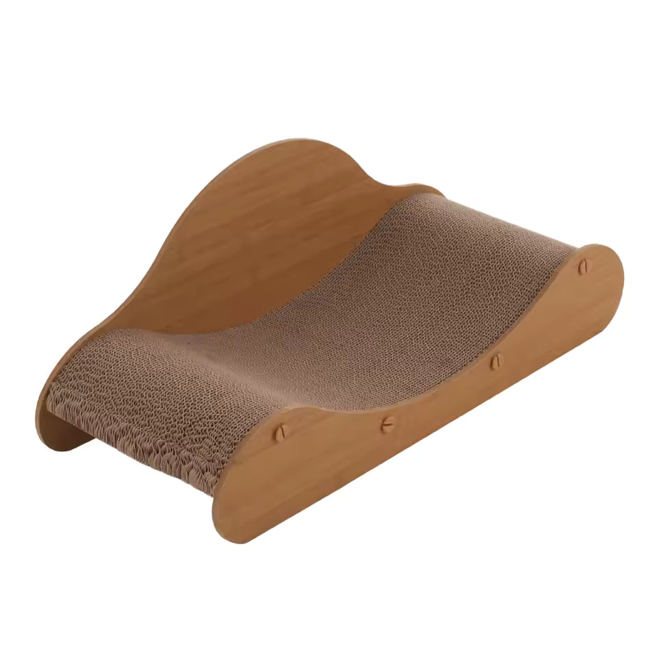 Tieker Oversized Cat Scratching Board & Bed – Durable Cardboard Cat Sofa for Rest & Play