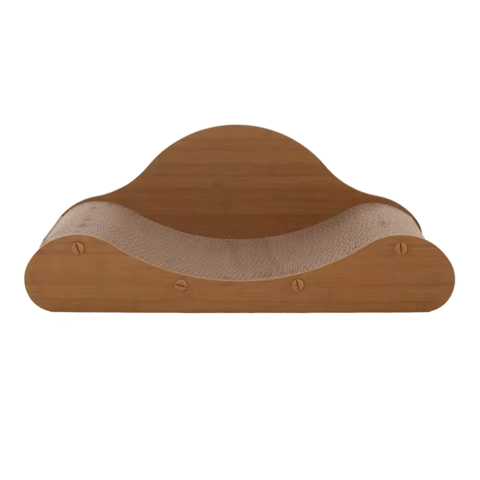 Tieker Oversized Cat Scratching Board & Bed – Durable Cardboard Cat Sofa for Rest & Play