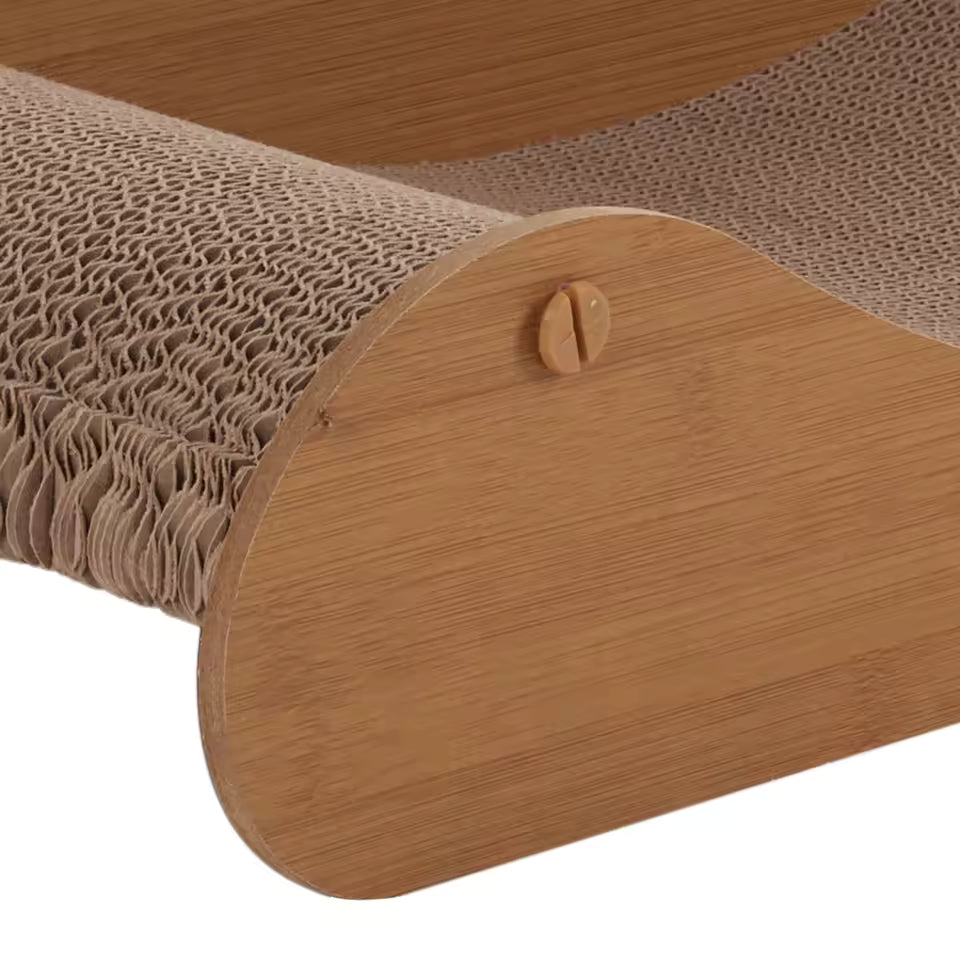 Tieker Oversized Cat Scratching Board & Bed – Durable Cardboard Cat Sofa for Rest & Play