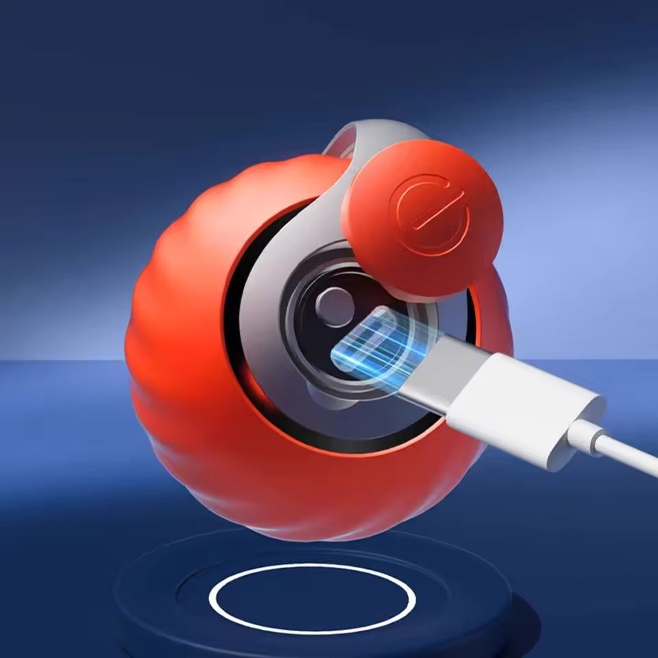 Smart Interactive Cat Toy Ball 2.0 – Automatic Rolling Ball with LED, Fun Exercise Toy for Cats